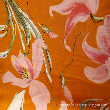 Popular rayon challis fabric 45s